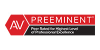 AV | Preeminent | Peer Rated for Highest Level of Professionals Excellence